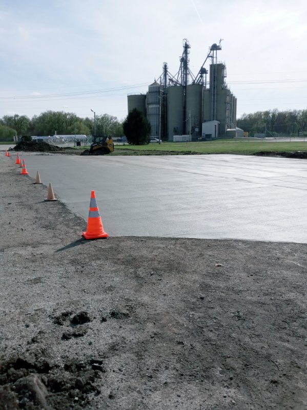 Cracked concrete needing repair